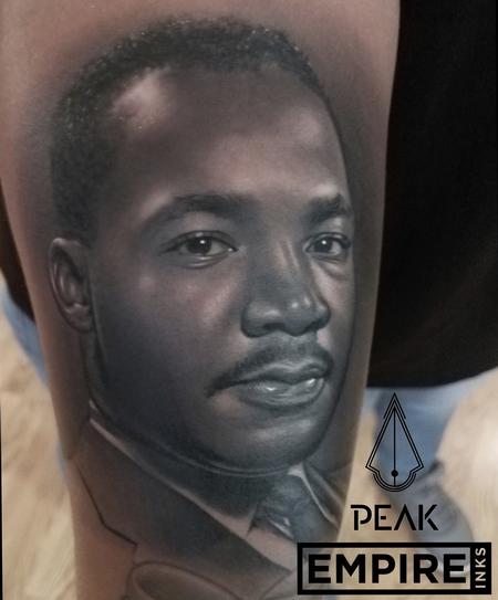 Tattoos - MLK Portrait Tattoo - 130636
