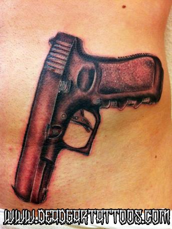 Tattoos - 9MM Glock  - 65606