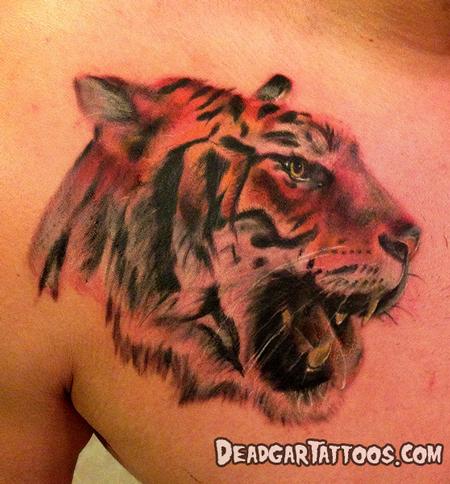 Edgar - Roaring Tiger Tattoo