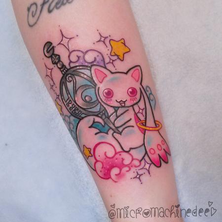 Tattoos - Kyubey Madoka Anime Tattoo - 128622