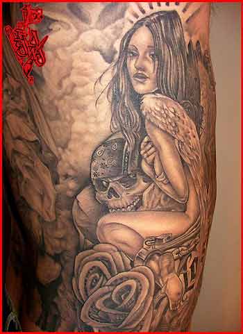 Keyword Galleries Black and Gray Tattoos Portrait Tattoos Religious