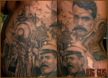 Big Gus - Train tattoo