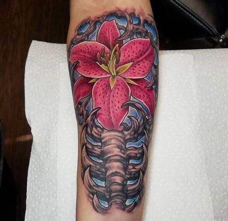 Tattoos - Biomech Lily - 133873