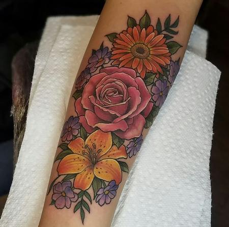 Tattoos - Floral piece - 133727