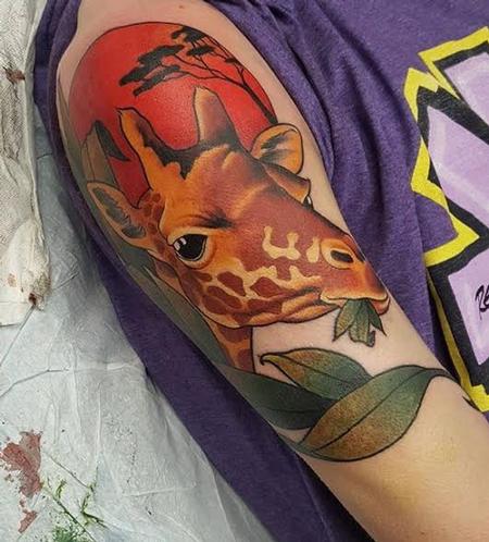 Tattoos - Giraffe - 128303