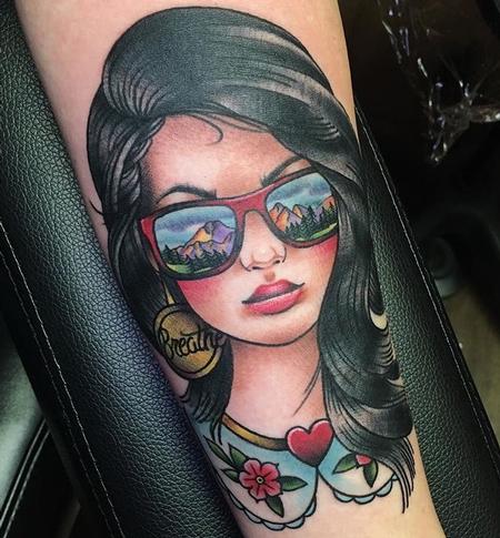 Tattoos - Lady w/sunglasses - 132411