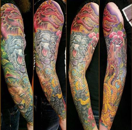 Tattoos - Animal sleeve - 130459