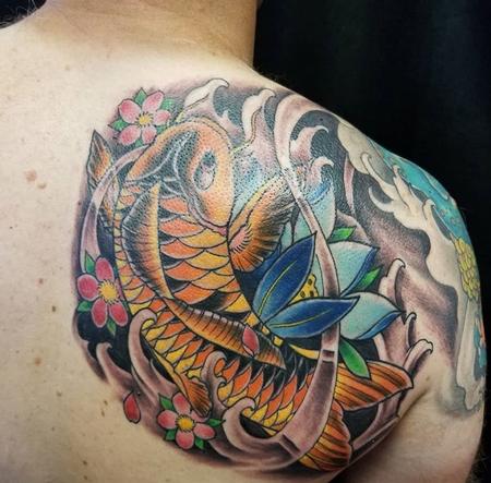 Tattoos - Koi - Cover up - 133988