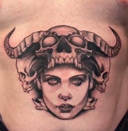 Tattoos - Skull Lady - 133262