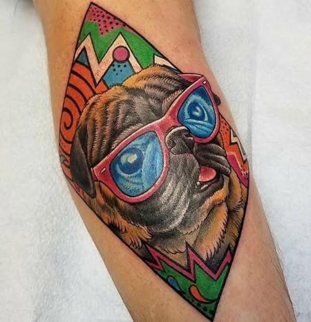 Tattoos - 80s Pug - 128707