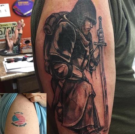 Tattoos - Templar Knight (Cover up) - 133883