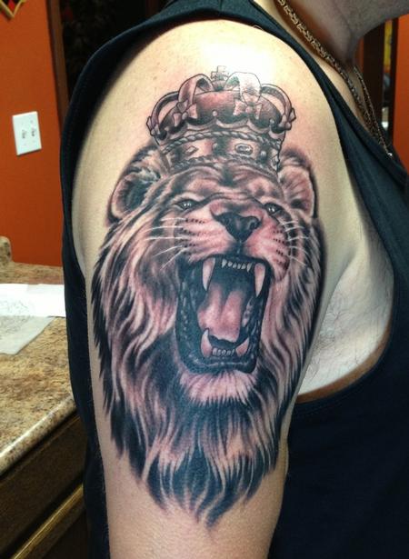 Lion King Tattoo by John Clark : Tattoos