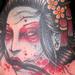 Dead Geisha Tattoo Design Thumbnail