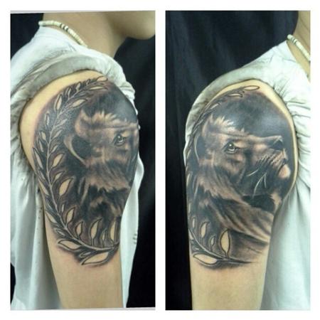 Tattoos - Lion Head - 73063