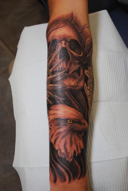 Tattoos - Eagle and Skull  - 75591