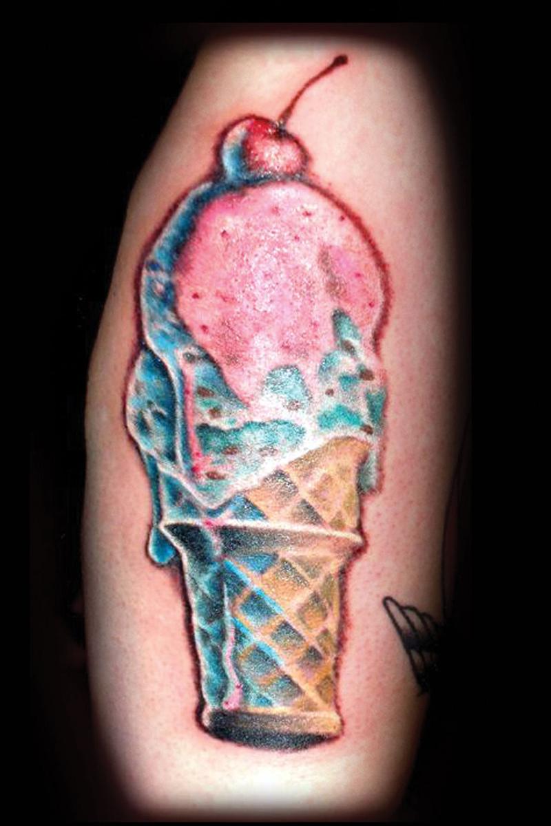 off the map tattoo tattoos custom ice cream cone tattoo off the map tattoo tattoos custom ice cream cone tattoo