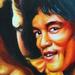 Bruce Lee Portrait-Oil painting Art Thumbnail