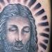 tattoo galleries/ - Jesus Portrait Black and Grey - 58190