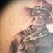 Tattoos - John Wayne Black and Gray Portrait - 58312