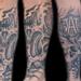 Tattoos - Freehand Skulls Leg Sleeve - 58928