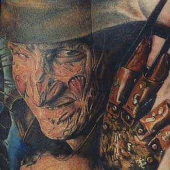 Tattoo Artist on Looking For Unique Cory Cudney Tattoos Freddy Krueger