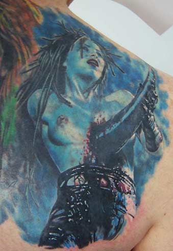 Tattoos - Skin Rips tattoos - That's a Pin-Up!