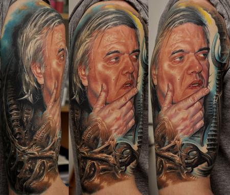 H.R. Giger Tattoo Design Thumbnail