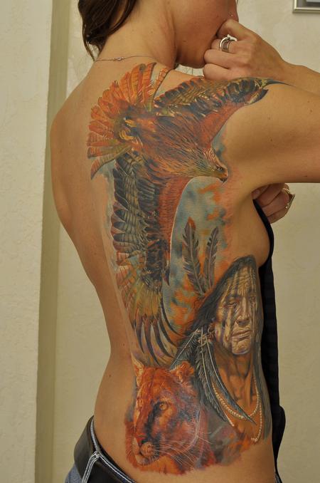 Hawk Rib Tattoo Tattoo Design Thumbnail