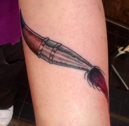 Home Design Photo Gallery on Tristan Bubble Ink Paint Brush Tattoo