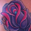 Purple Rose Tattoo Design Thumbnail