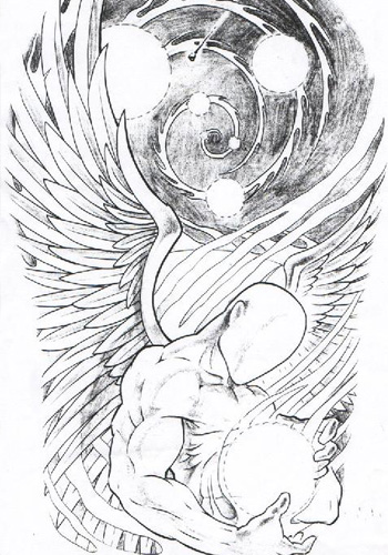 Angelic Creature Comments 1 4 Sleeve study Would love to tattoo this on