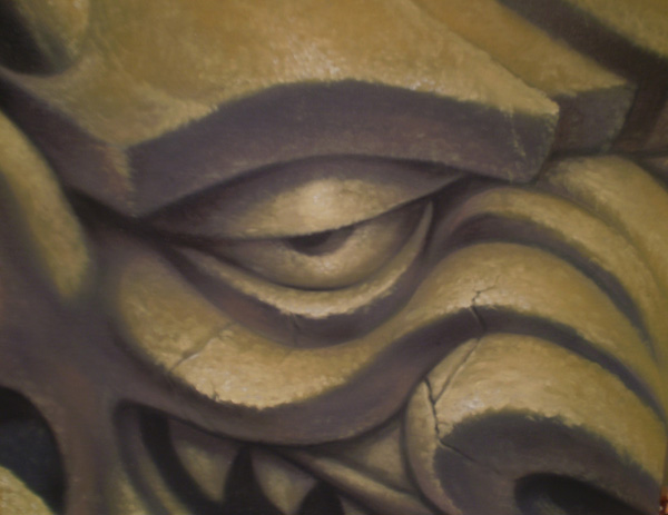 Eddie Loven - Gargoyle - Oil on canvas - 16