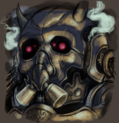 Eddie Loven - Huff - Digital painting study