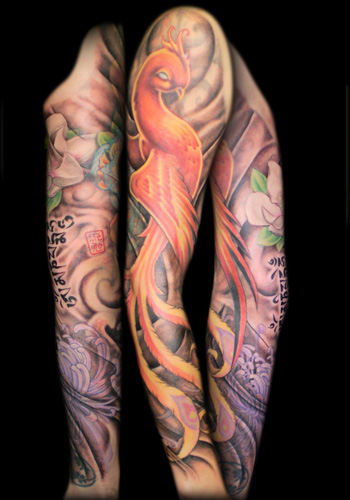 Tattoos Tattoos Traditional Asian Phoenix Sleeve