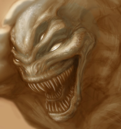 Eddie Loven - Monster 001 - Digital Sketch