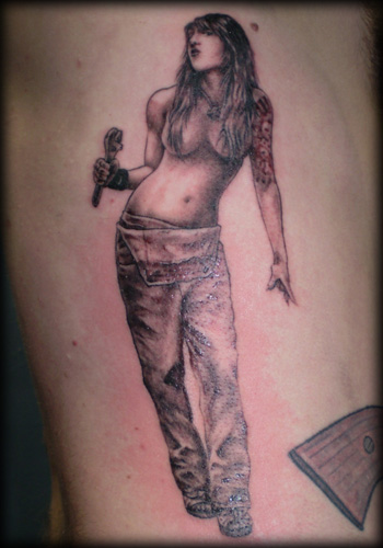 Tattoos - Biker tattoos - Garage Girl - 9