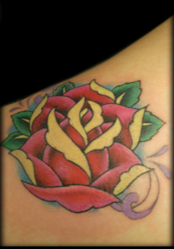 Tattoos Traditional Old School tattoos Traditional Rose 55