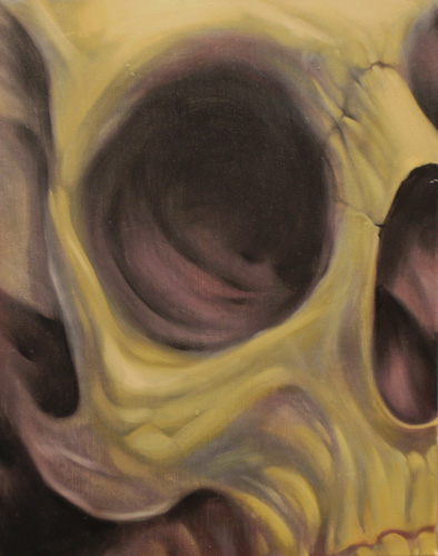 Eddie Loven - Skull 002 - Oil on Canvas - 16