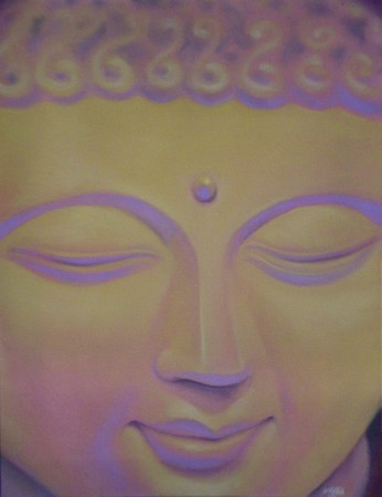 Eddie Loven - Buddha 4_2010 - Oil on canvas.