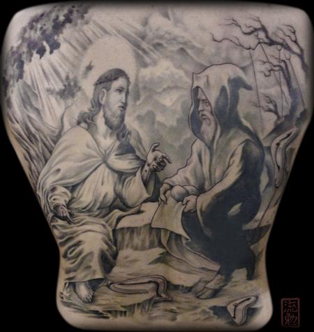 Looking for unique Traditional American tattoos Tattoos?  Last Temptation - Full Back