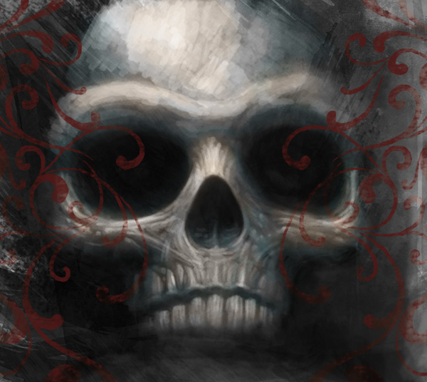 Eddie Loven - Skull 1207 - Digital Painting