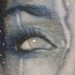 Tattoos - Eyes - Colored pencil on wood - 36658