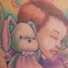 Tattoos - Memorial 1/4 sleeve tattoo for a lost infant. - 27512