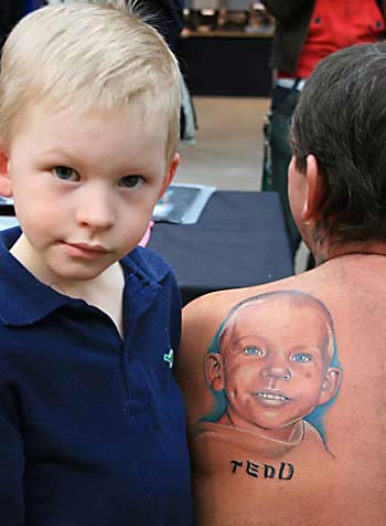 Tattoos - Memorial tattoos - Tedd's Portrait