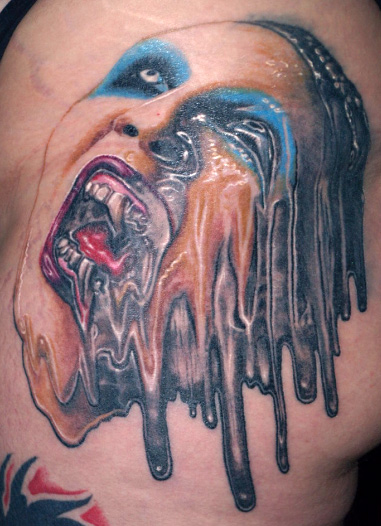 Tattoos - Oddities tattoos - Manson Melt