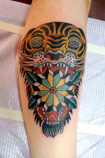 Tiger with Mandala