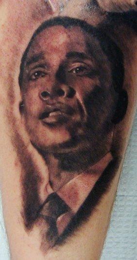 Tattoos - portrait obama - 69735