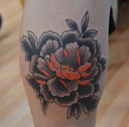 Tattoos - Japanese peony flower - 77785