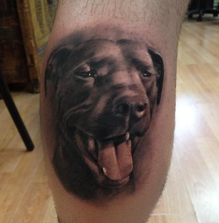 Tattoos - happy puppy - 94758