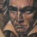 Old Man Beethoven Tattoo Design Thumbnail